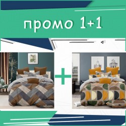 Два единични комплекта спално бельо Aslan и Artist микросатен