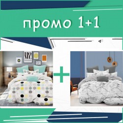 Два двойни комплекта спално бельо Stylish Model и Rock микросатен