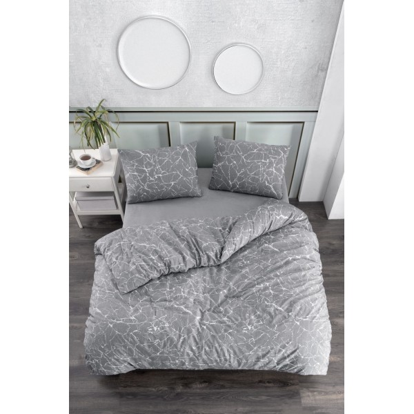 Единично памучно спално бельо Brenda/Stone Design