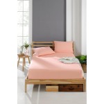 Памучен спален комплект от две части 160/200 Peach