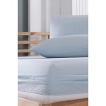 Памучен спален комплект от две части 160/200 Blue
