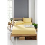 Памучен спален комплект от две части 160/200 Yellow