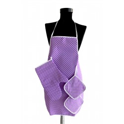 ПРОМО сет престилка с три ръкохватки Purple