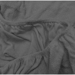Хавлиен комплект чаршаф с ластик 160/200 + калъфка Graphite
