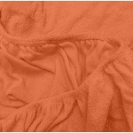 Хавлиен комплект чаршаф с ластик 90/200 + калъфка Orange