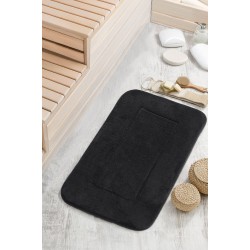 Плътна плюшена постелка за баня 50/80 Black