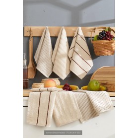 ПРОМО сет от шест кърпи за кухня 30/50 Beige 