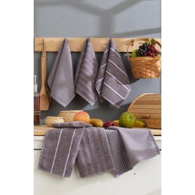 ПРОМО сет от шест кърпи за кухня 30/50 Anthracite