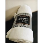Луксозно одеяло от 100% Корал Флийс 150/200 White