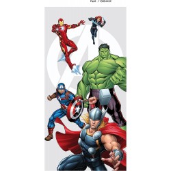Хавлиена кърпа за плаж от памук 70х140 The Avengers