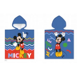Детско пончо за плаж 55/110 - Памук Mickey Mouse