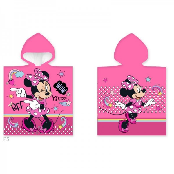 Детско пончо за плаж 55/110 - Памук Minnie Mouse