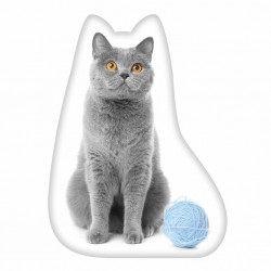 Оригинална декоративна възглавничка 3D Cat