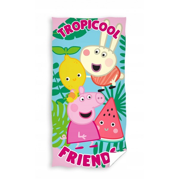 Плажна кърпа от памук Peppa and Friends Плажна кърпа от памук Peppa and Friends