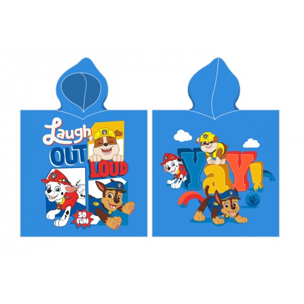 Детско пончо за плаж Paw Patrol Детско пончо за плаж Paw Patrol