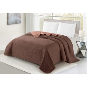 Дизайнерско шалте 160/220  с две лица Brown&Peach