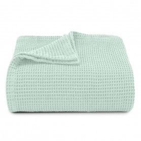 Памучно вафлено шалте Siesta 160/230 mint