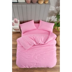 Единичен комплект спално бельо от Ранфорс Pink