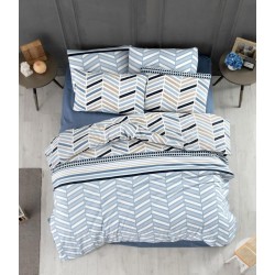 Единичен комплект спално бельо в кутия Chevrons