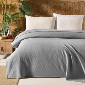 Практично покривало за легло от памук 220/240 Dove Grey