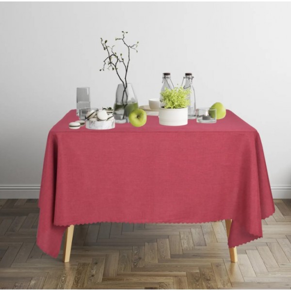 Изискана покривка за маса 120/150 Essentials Bordo