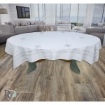 Коледна покривка - Снежинки - 150х240 см. 