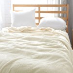 Оригинално одеяло на вафлички Beige