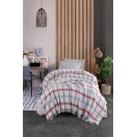 Плетено одеяло от 100% Памук Vichy Check Grey 180/220