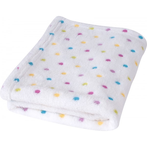 Супер меко бебешко одеяло - 100% ПЕ - Colored Dots Супер меко бебешко одеяло - 100% ПЕ - Colored Dots