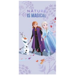 Кърпа за плаж от 100% Памук - Anna and Elsa