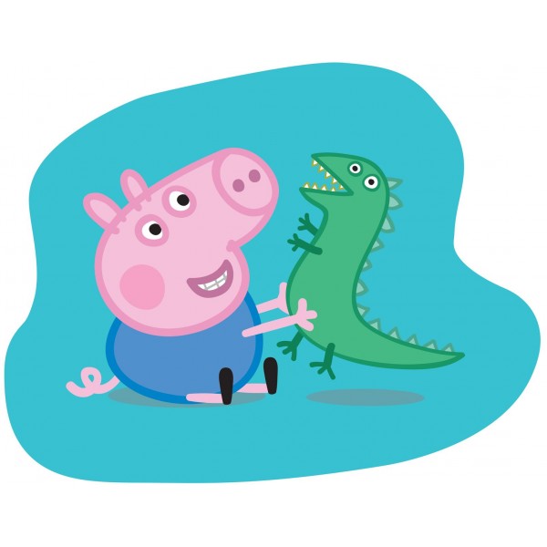 Забавна декоративна възглавничка Pepрa Pig Turquoise Забавна декоративна възглавничка Pepрa Pig Turquoise