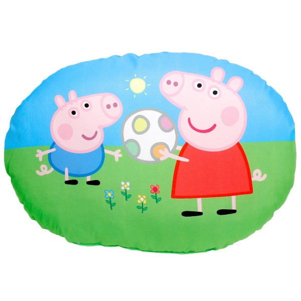 Детска интериорна възглавничка 3D - 100% Силиконизирана Вата - Peppa Pig Print