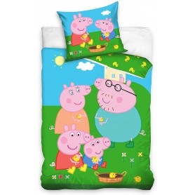 Уютен детски спален комплект - Peppa Pig Blue