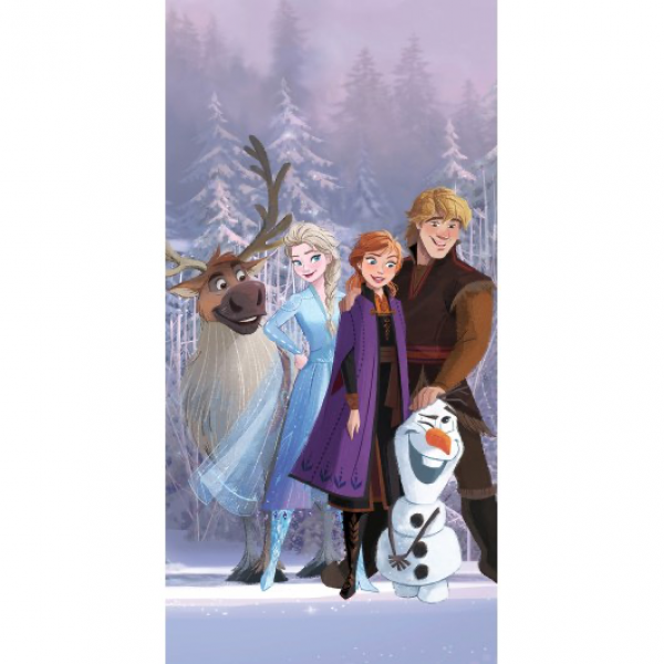 Плажна хавлиена кърпа Frozen с принцесите на Дисни