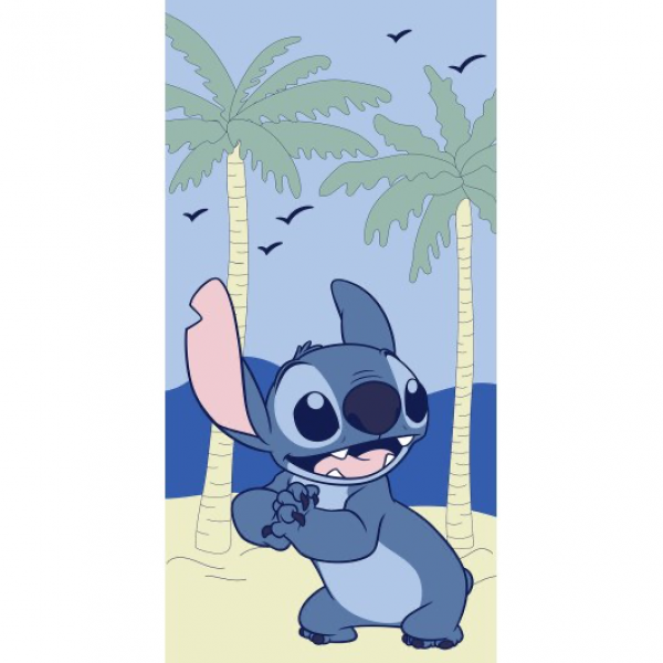 Плажна хавлиена кърпа Stitch Tropical за плаж и басейн