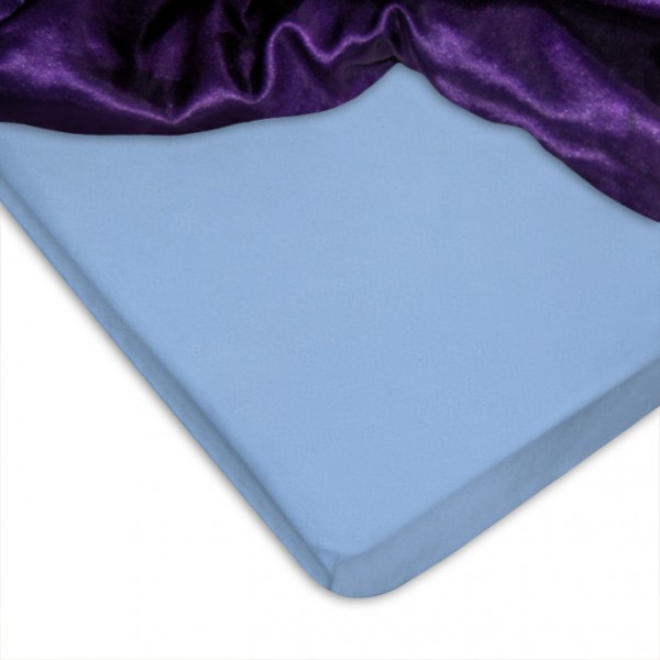 Памучен чаршаф с ластик Blue
