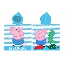 Оригинално детско пончо с две лица 50/115 - Peppa Pig Playing