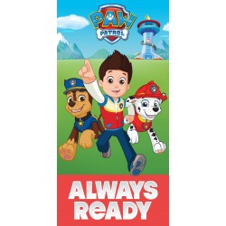 Ярка кърпа за плаж 3D - 100% Памук - Paw Patrol Ready To Go 2