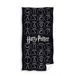 Бутикова кърпа за плаж 3D - 100% Памук - Harry Potter Magic