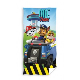 Атрактивна кърпа за плаж 3D - 100% Памук - Paw Patrol The Best Team