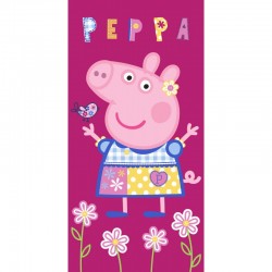 Плажна памучна кърпа 70/140 - Peppa Pig Flowers
