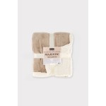 Меко бутиково шерпа одеяло Рure Collection 200/200 Taupe