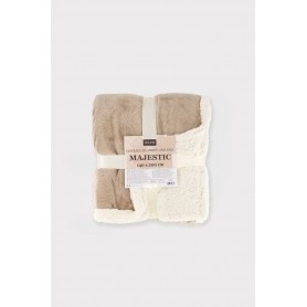 Меко бутиково шерпа одеяло Рure Collection 200/200 Taupe