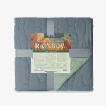 Капитонирано двулицево шалте Abigail 160/220 Teal&Sage Green