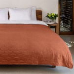 Капитонирано двулицево шалте Abigail 160/220 Ochre&Yellow