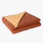 Капитонирано двулицево шалте Abigail 160/220 Ochre&Yellow