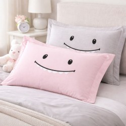 СЕТ 2 броя дизайнерски калъфки за възглавница Smile – модерна визия