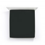 Стилен чаршаф с ластик 140/200 Luxor Sea Black