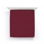 Стилен долен чаршаф с ластик 140/200 Luxor Bordeaux