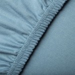 Стилен долен чаршаф с ластик 180/200 Luxor Blue